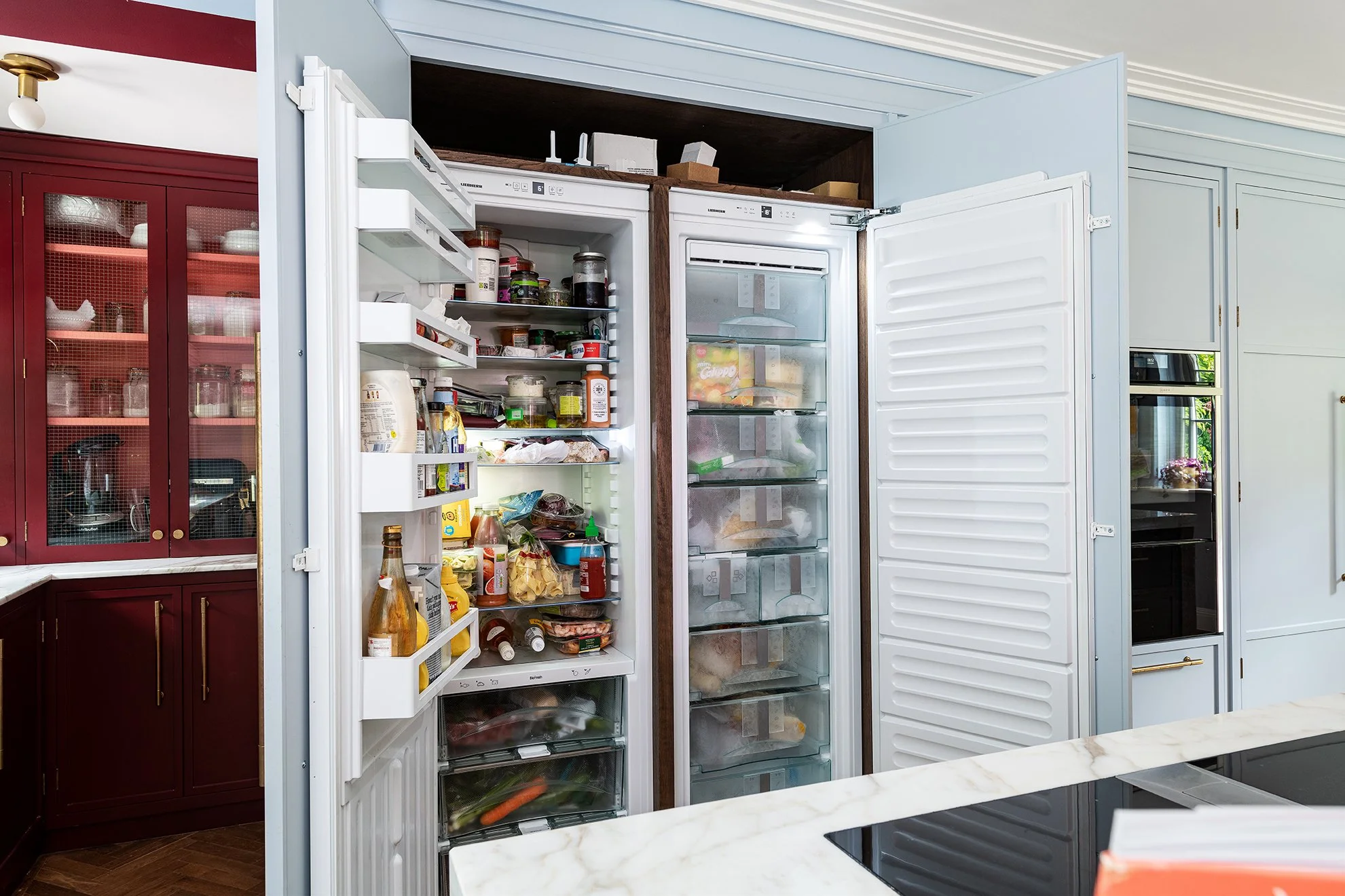 Fridge top housing unit
